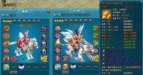 《梦幻飞仙》游戏50级装备品质提升详解（探索装备升级路径）  第1张