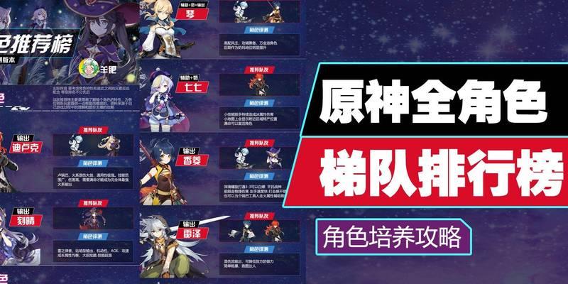原神32上半四星角色抽取建议（打造强力阵容）  第3张